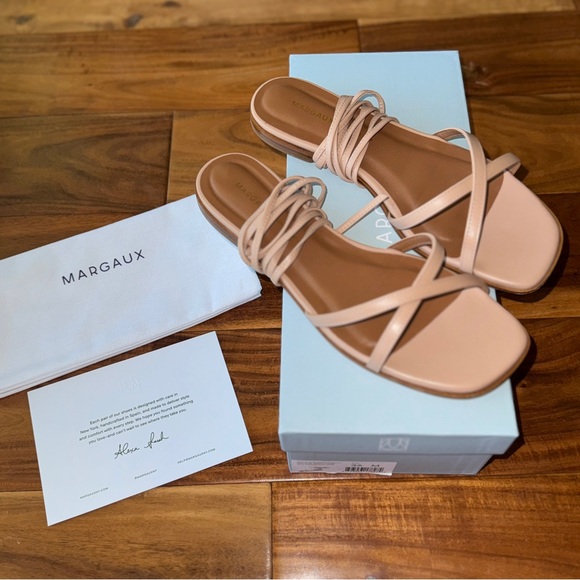 Margaux Shoes - Margaux Women's Cream Strappy Sandals